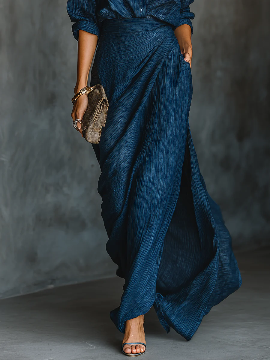 Elegant Women's Maxi Dress Set