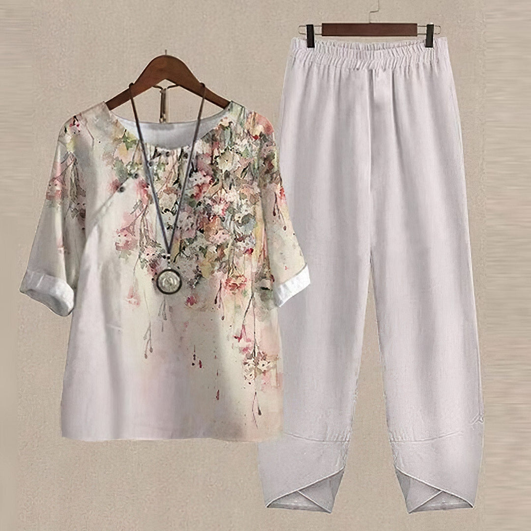 Flora | Women's Floral Two-Piece Set