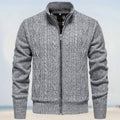 Men's Cashmere Knit Cardigan with Zipper