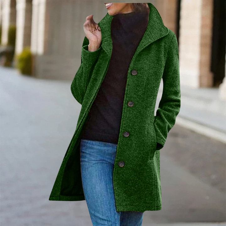 Women's Mid-Length Wool Blend Coat