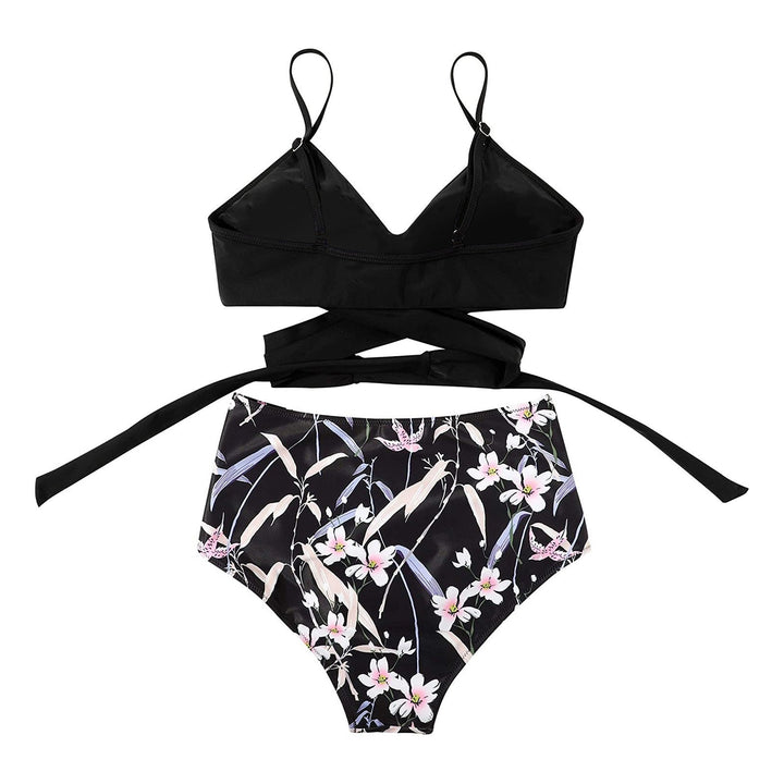 Women's High Waisted Colorful Bikini