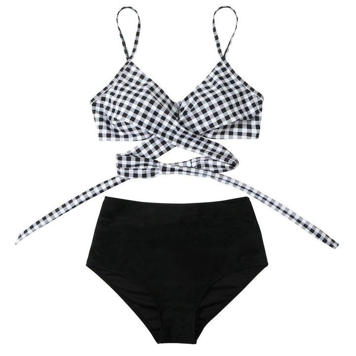 Women's High Waisted Colorful Bikini