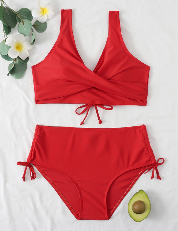 Amara | High Waist Bikini with Adjustable Top