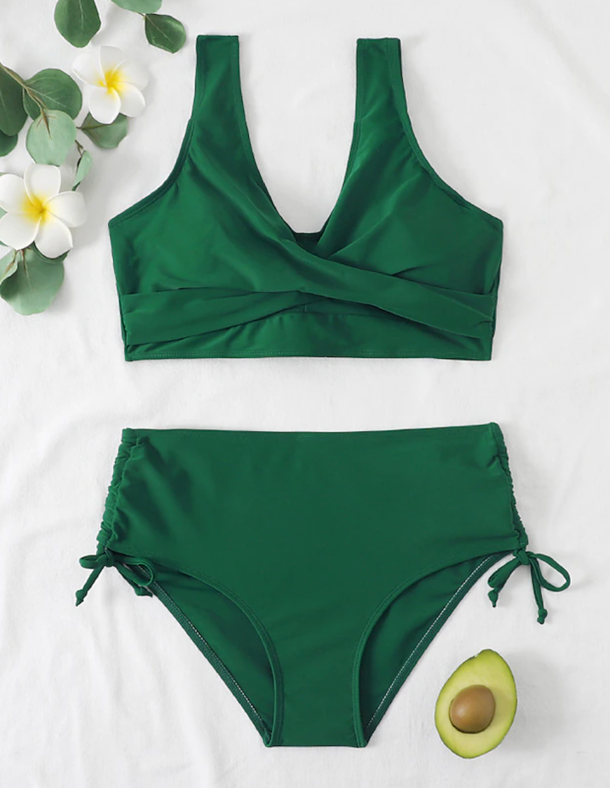 Amara | High Waist Bikini with Adjustable Top