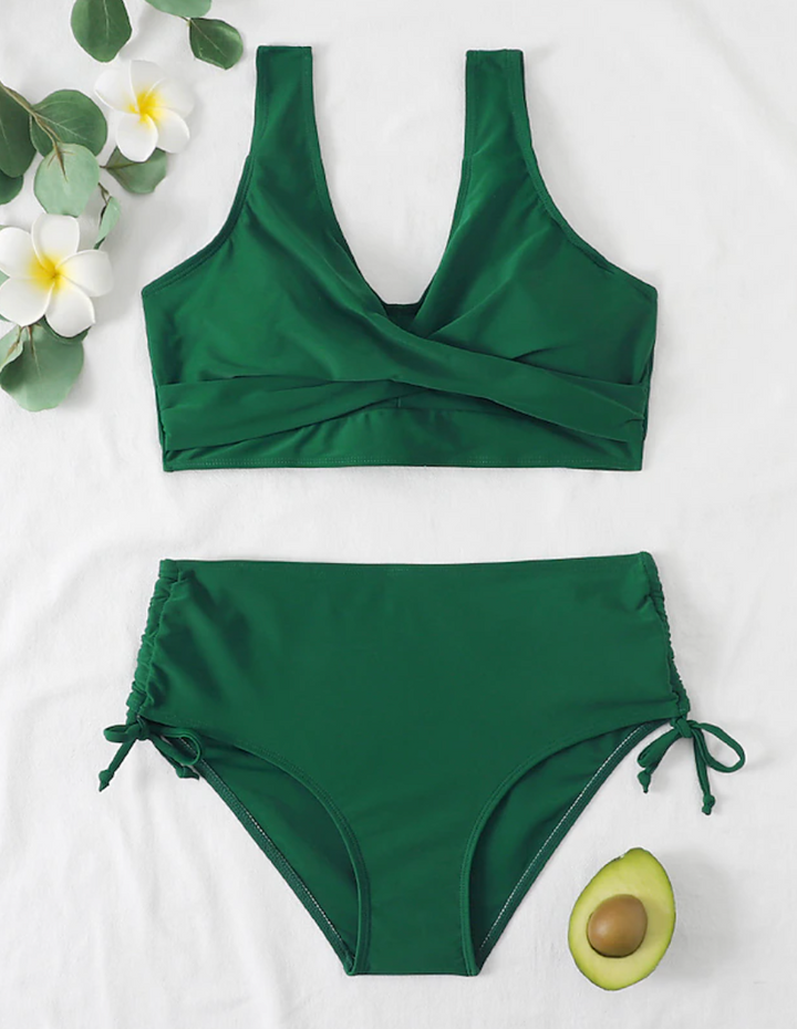 Amara | High Waist Bikini with Adjustable Top