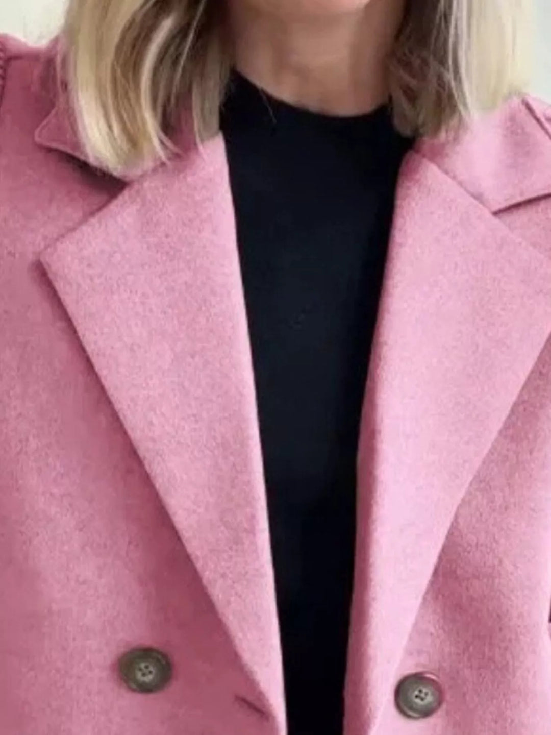 Women's Mid-Length Shawl Collar Coat