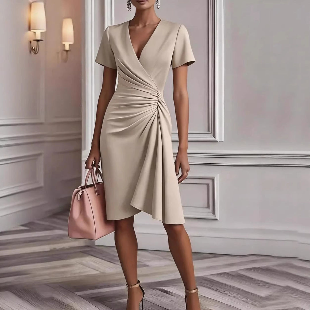 Camilla | V-Neck Midi Summer Dress