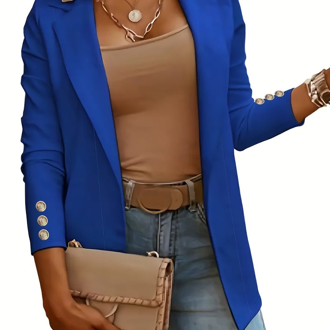 Women's Mid-Length Lapel Coat