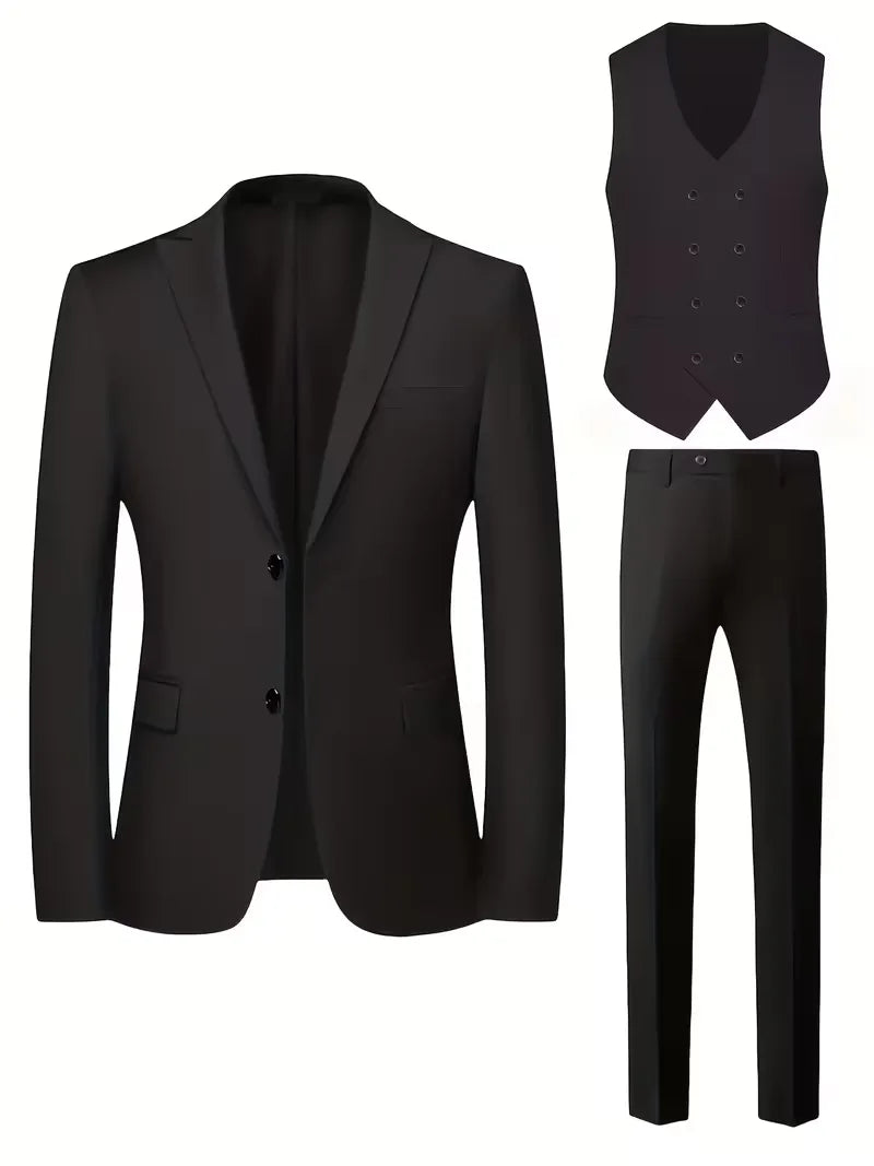 Men's Three Piece Wedding Suit