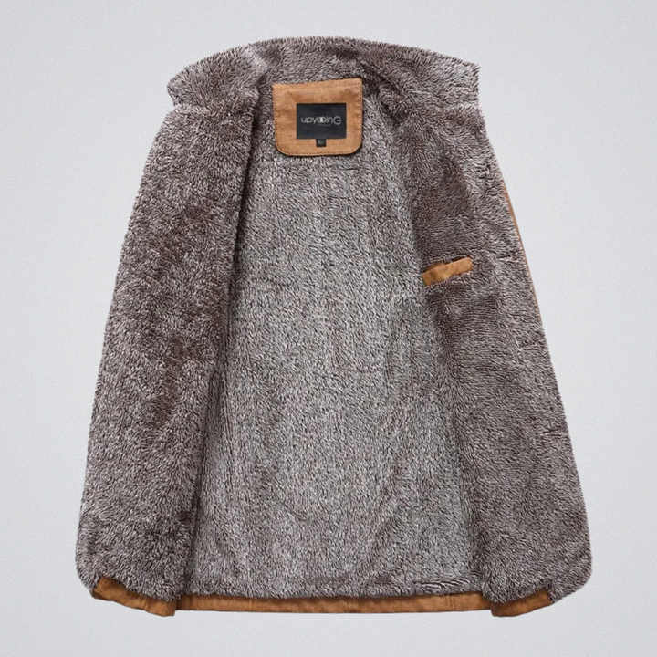 Men's Stand Collar Button Coat