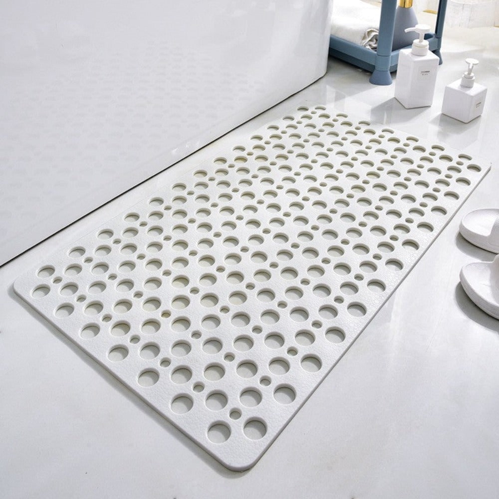 Anti-Slip Bath Mat with Suction Cups and Drainage Holes for Shower Safety - Image 10