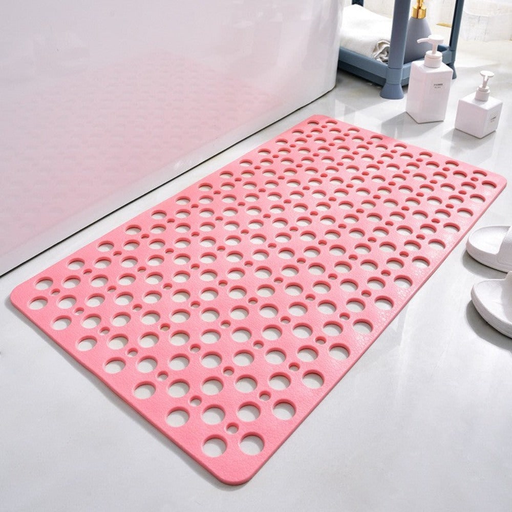 Anti-Slip Bath Mat with Suction Cups and Drainage Holes for Shower Safety - Image 9