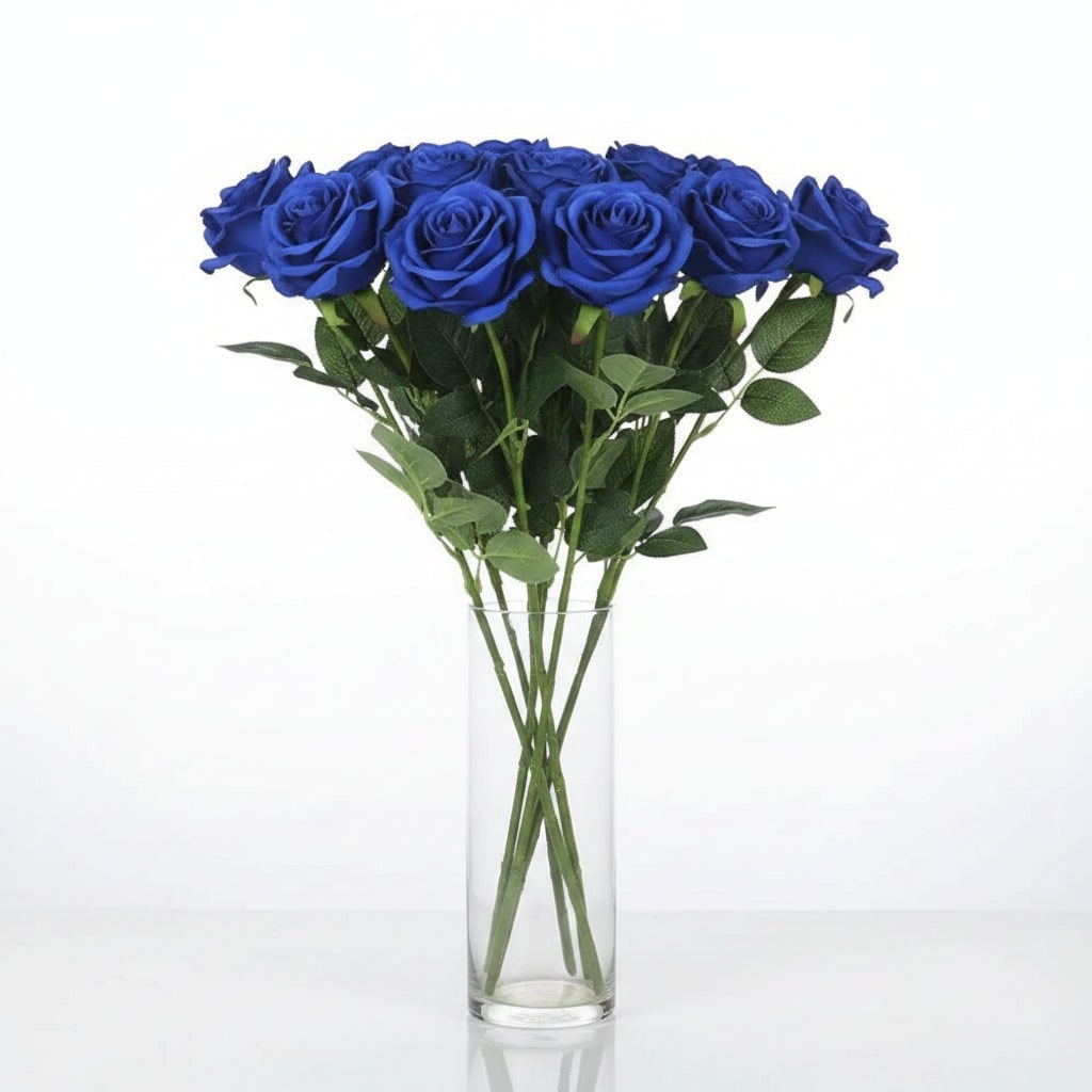 Artificial Flower Bouquet Wedding with Realistic Layered Petals and Long Stems for Bulk Arrangements - Image 5