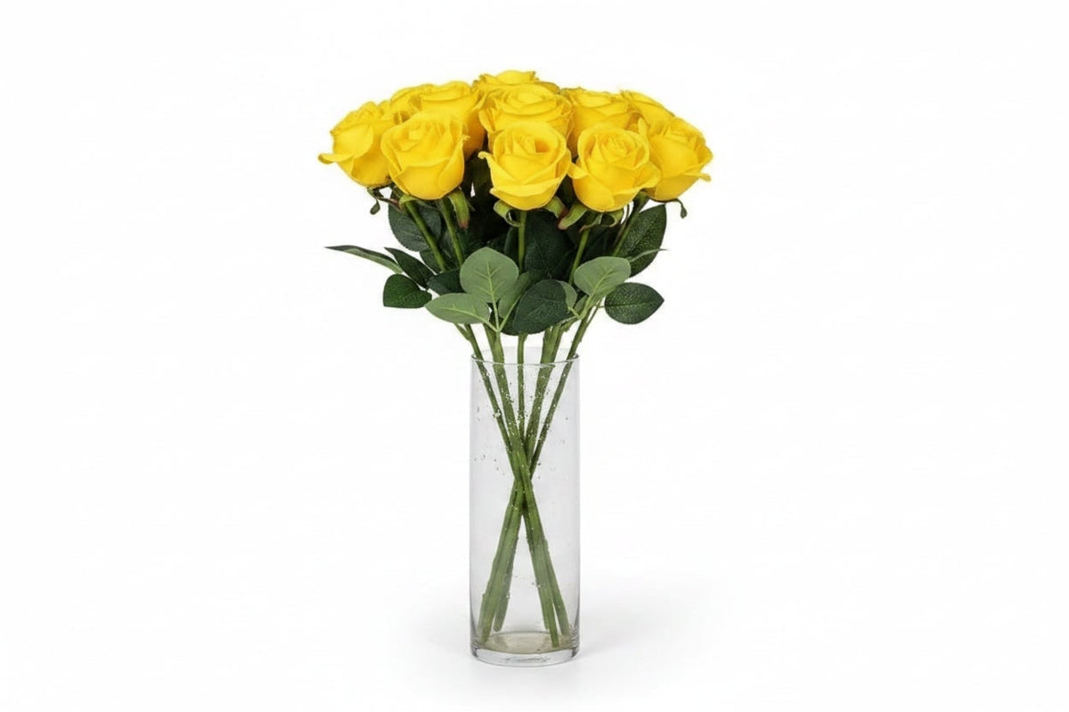 Artificial Flower Bouquet Wedding with Realistic Layered Petals and Long Stems for Bulk Arrangements - Image 7