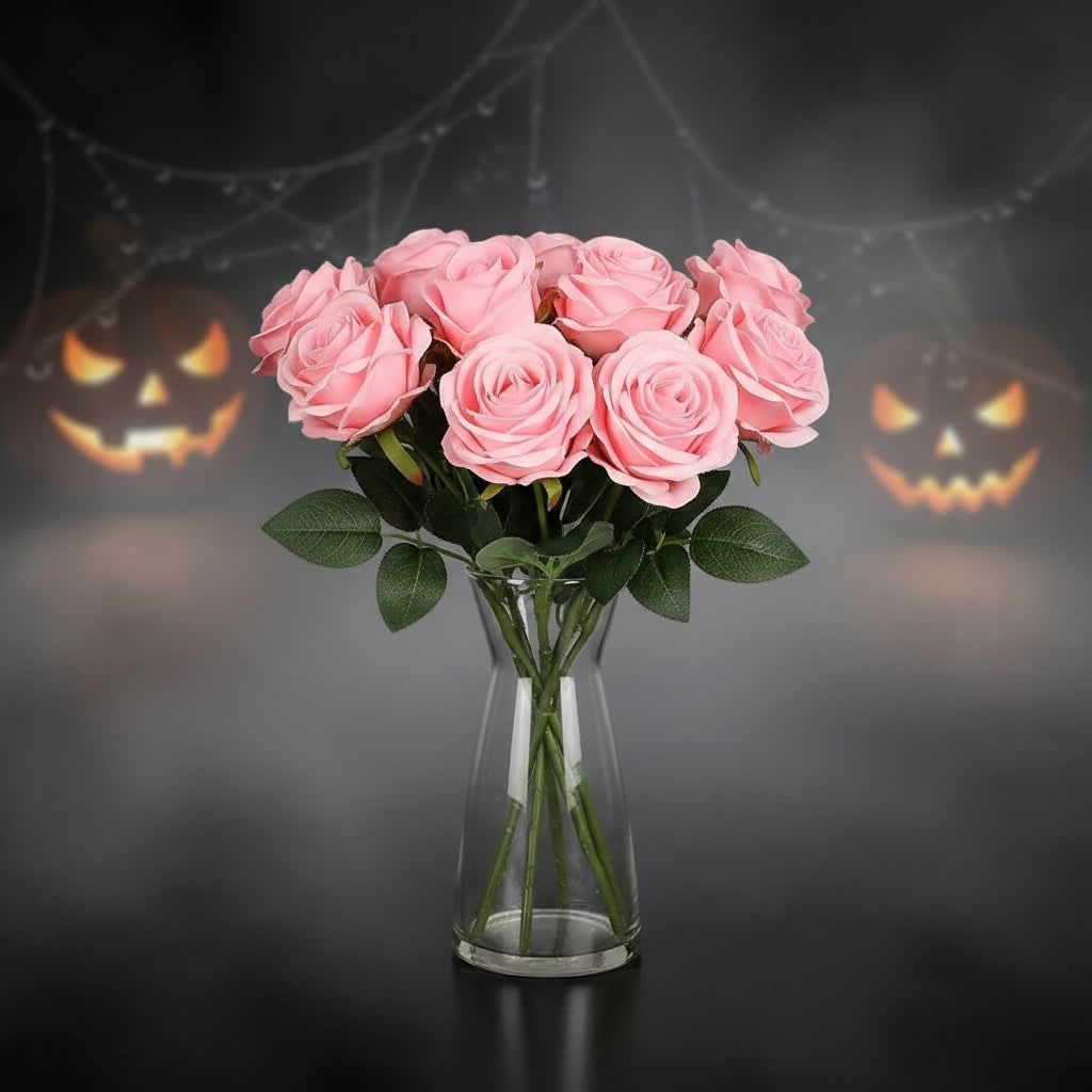 Artificial Flower Bouquet Wedding with Realistic Layered Petals and Long Stems for Bulk Arrangements - Image 8