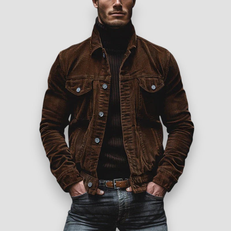 Men's Casual Button-Down Jacket
