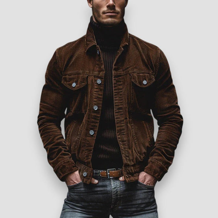Men's Casual Button-Down Jacket