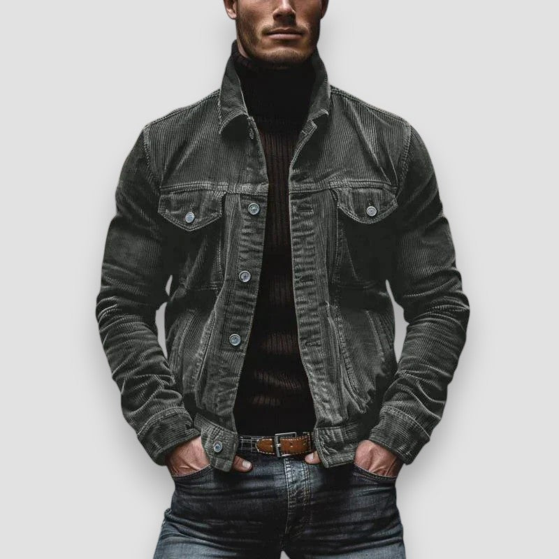 Men's Casual Button-Down Jacket
