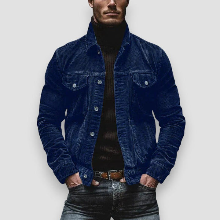 Men's Casual Button-Down Jacket