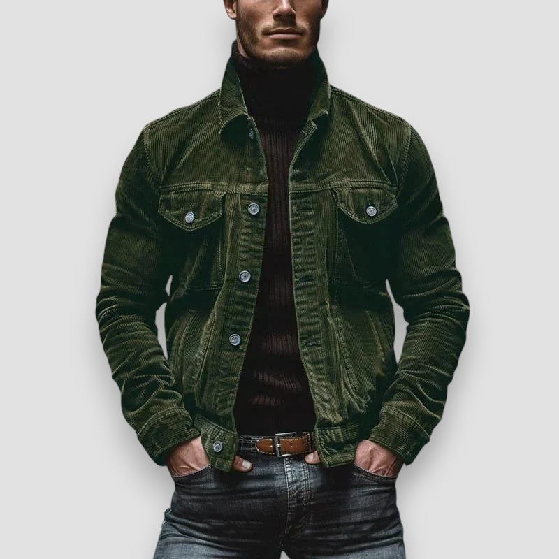 Men's Casual Button-Down Jacket