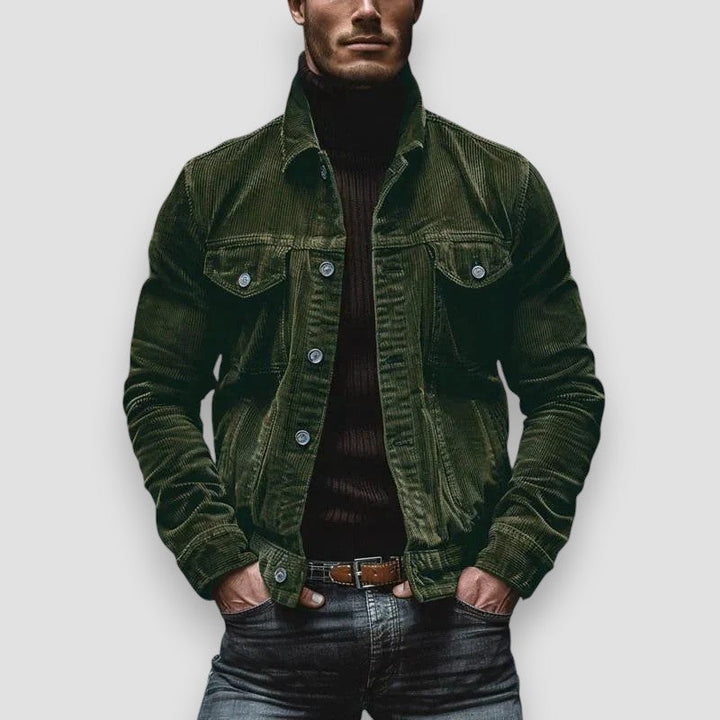 Men's Casual Button-Down Jacket