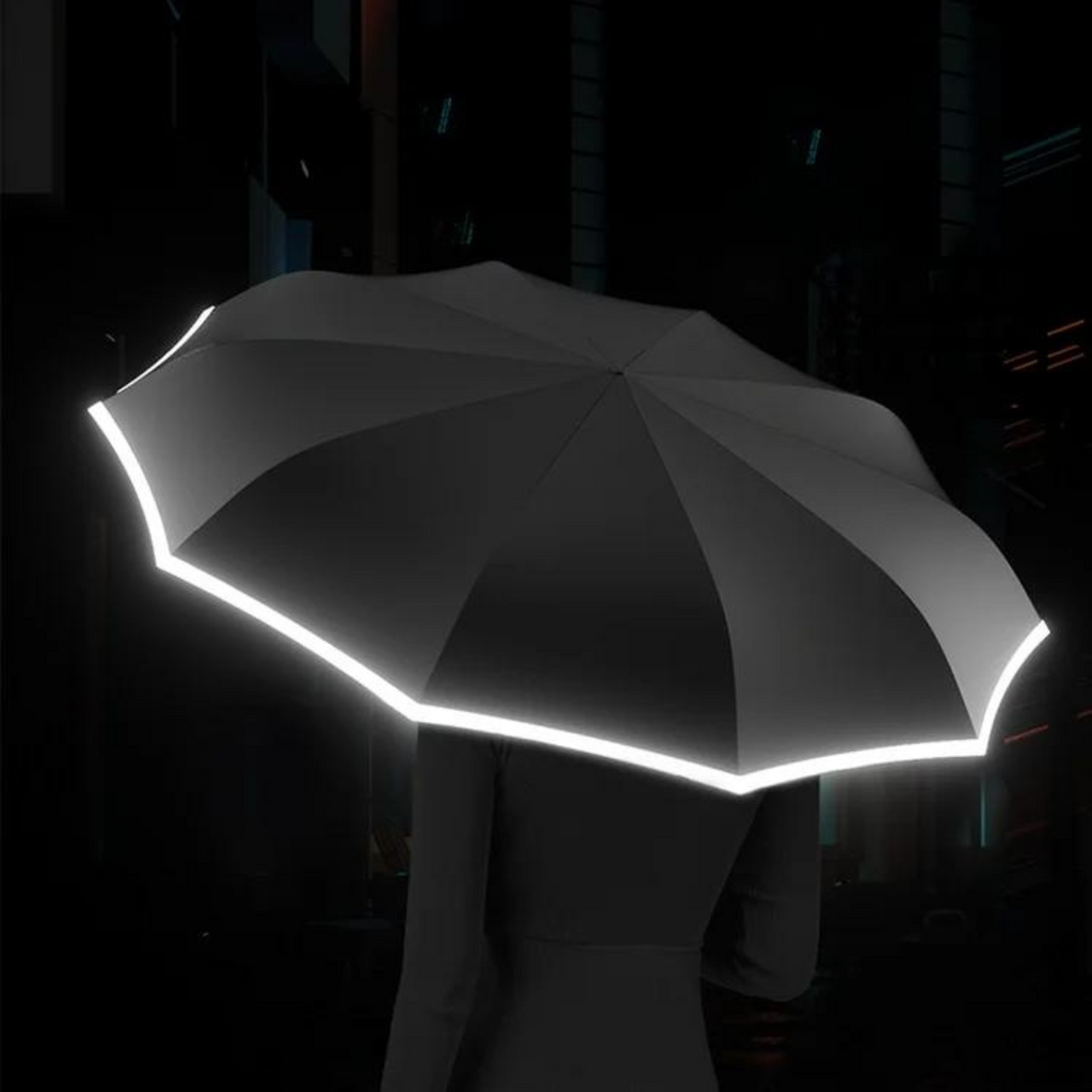 Automatic Inverted Umbrella with Wind-Resistant Ribs and Carabiner Handle - Image 8