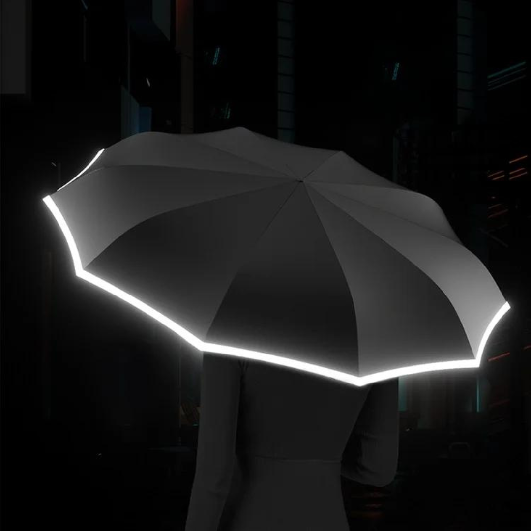 Automatic Inverted Umbrella with Wind-Resistant Ribs and Carabiner Handle - Image 8