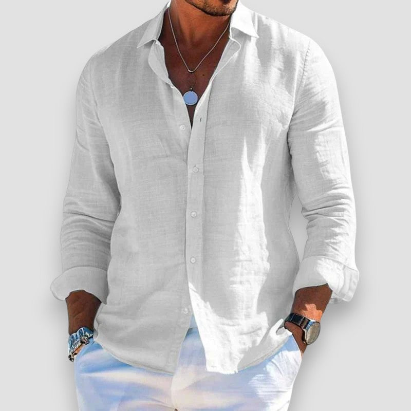 Men's Casual Shirt with Collar