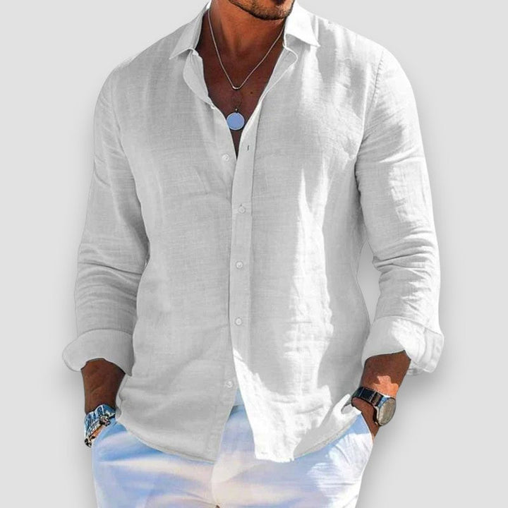 Men's Casual Shirt with Collar