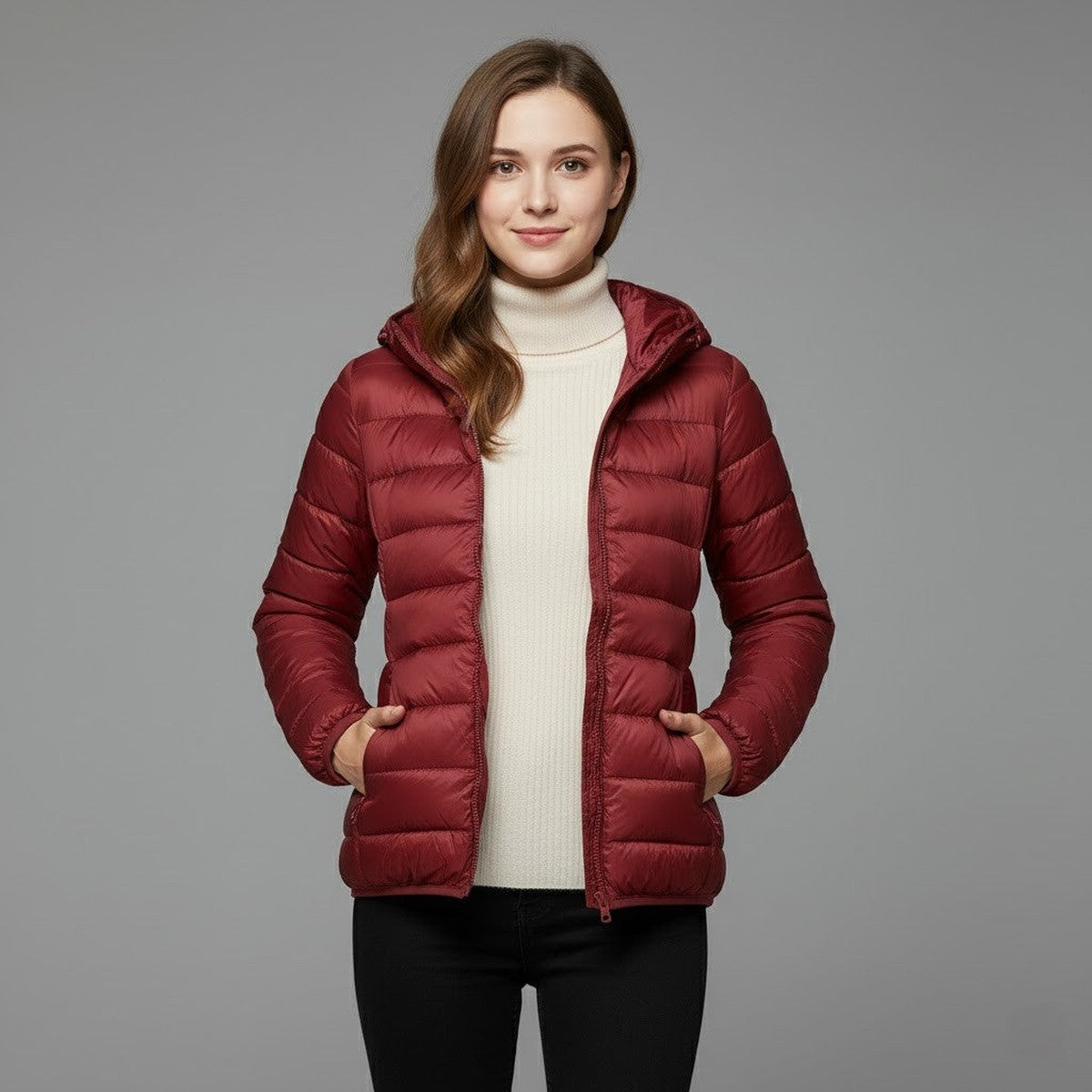 Women's Quilted Puffer Jacket