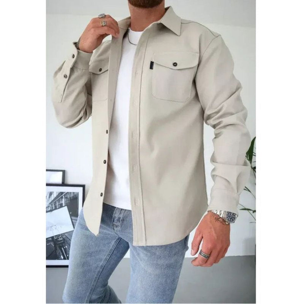 Men's Cotton Blend Overshirt
