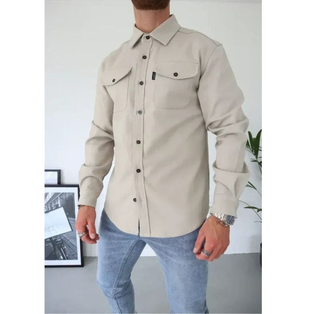 Men's Cotton Blend Overshirt