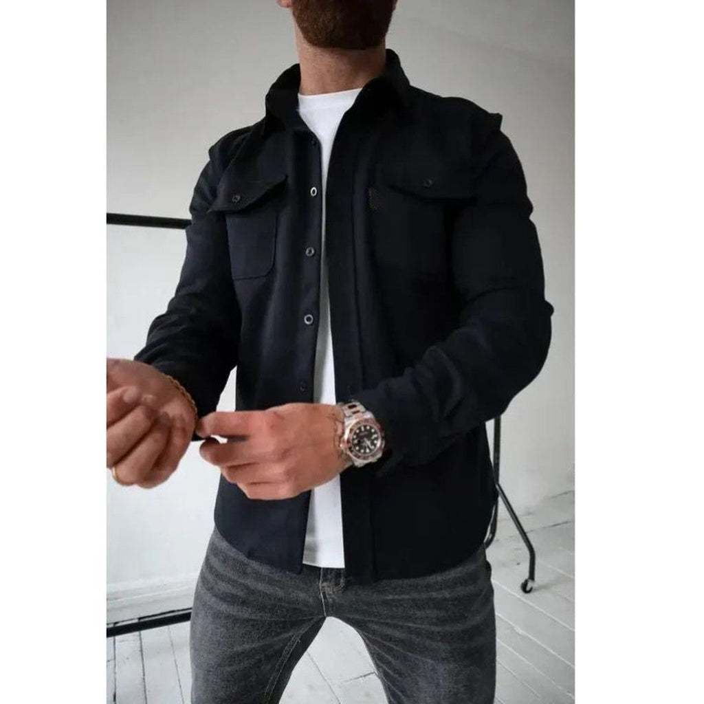 Men's Cotton Blend Overshirt