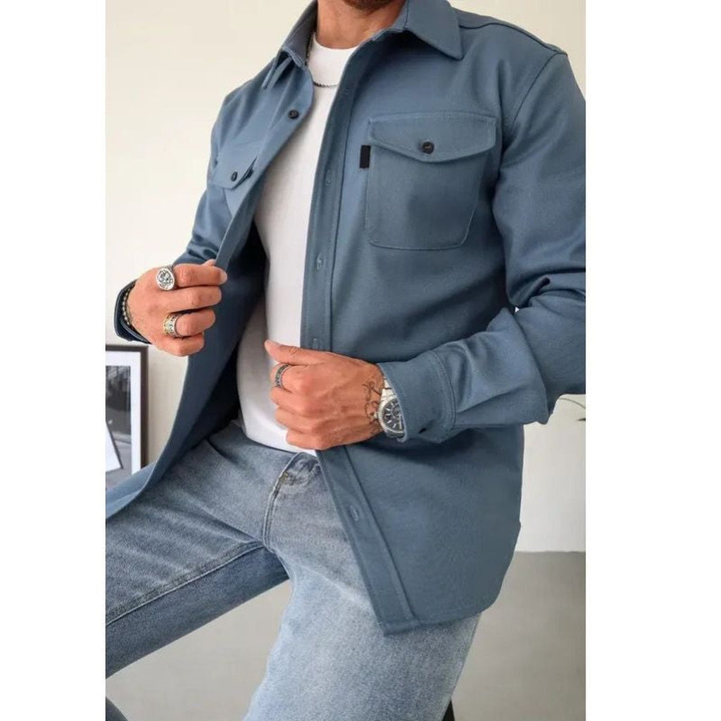Men's Cotton Blend Overshirt