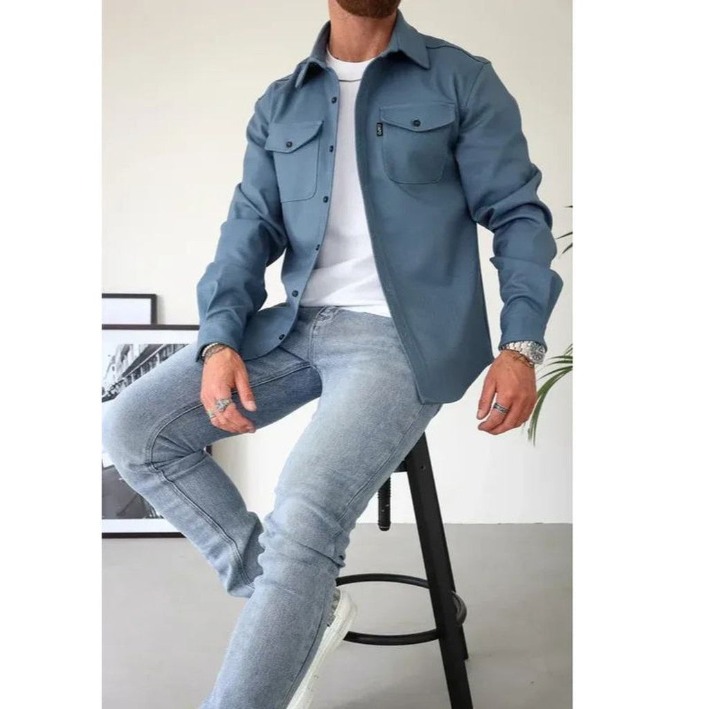 Men's Cotton Blend Overshirt