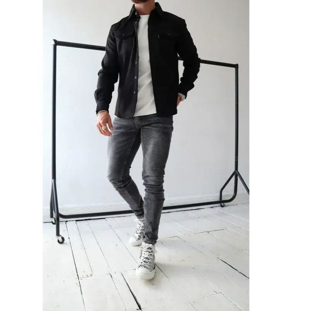 Men's Cotton Blend Overshirt
