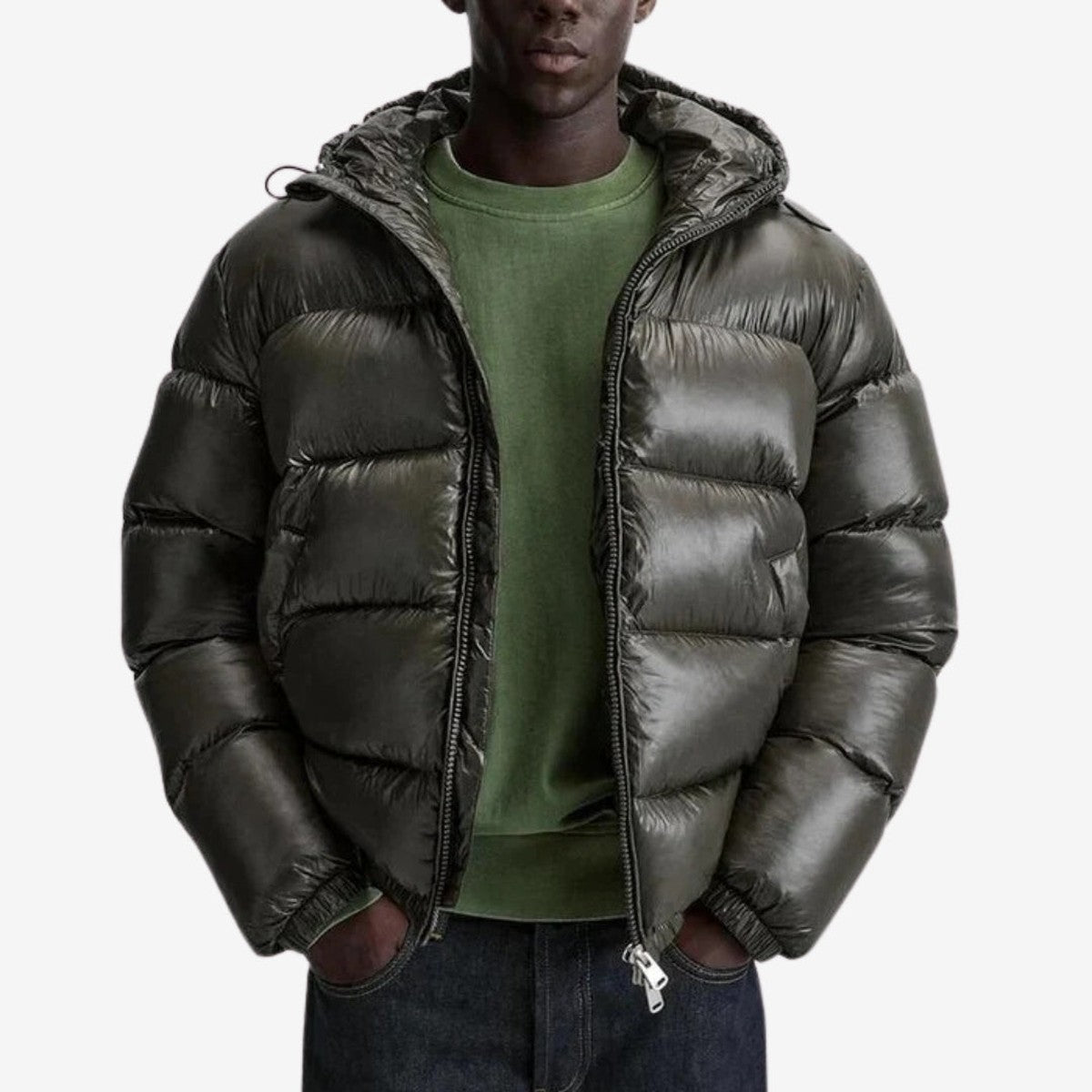 Men's Insulated Hooded Puffer Jacket