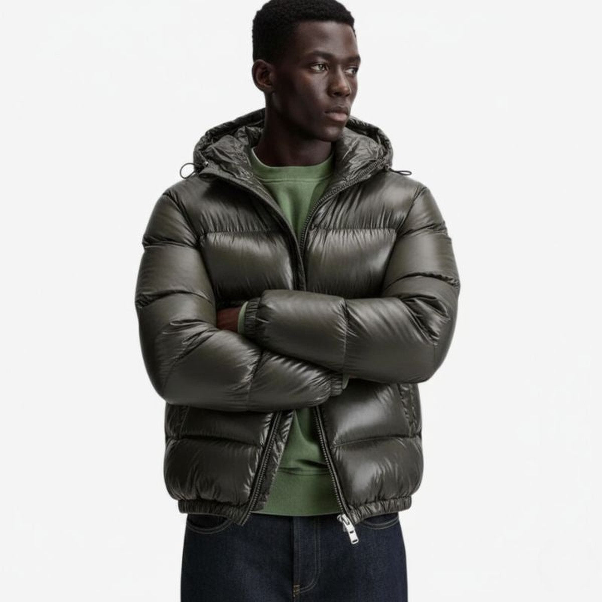 Men's Insulated Hooded Puffer Jacket