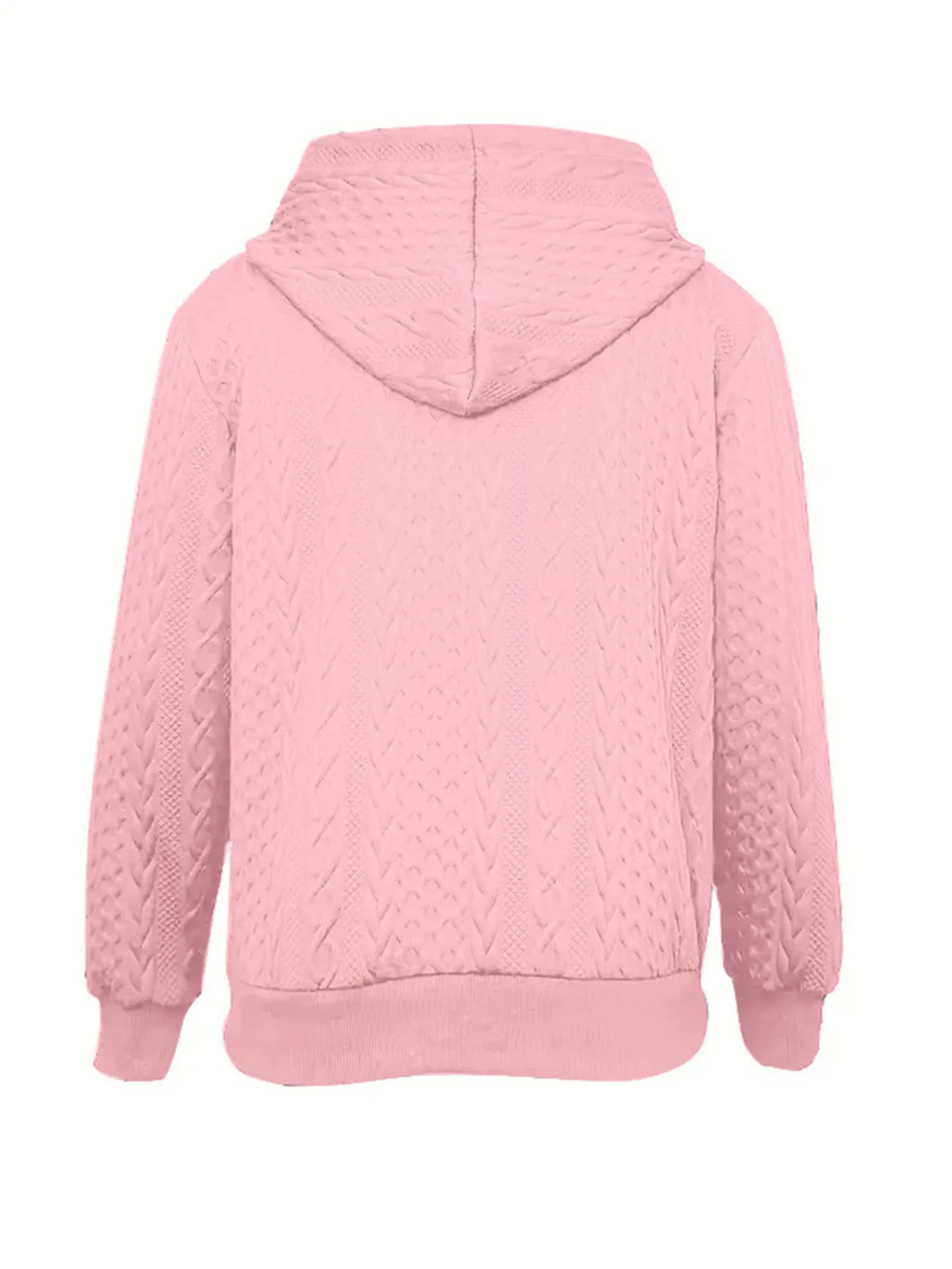 Veste zippée à capuche en jacquard pour femme