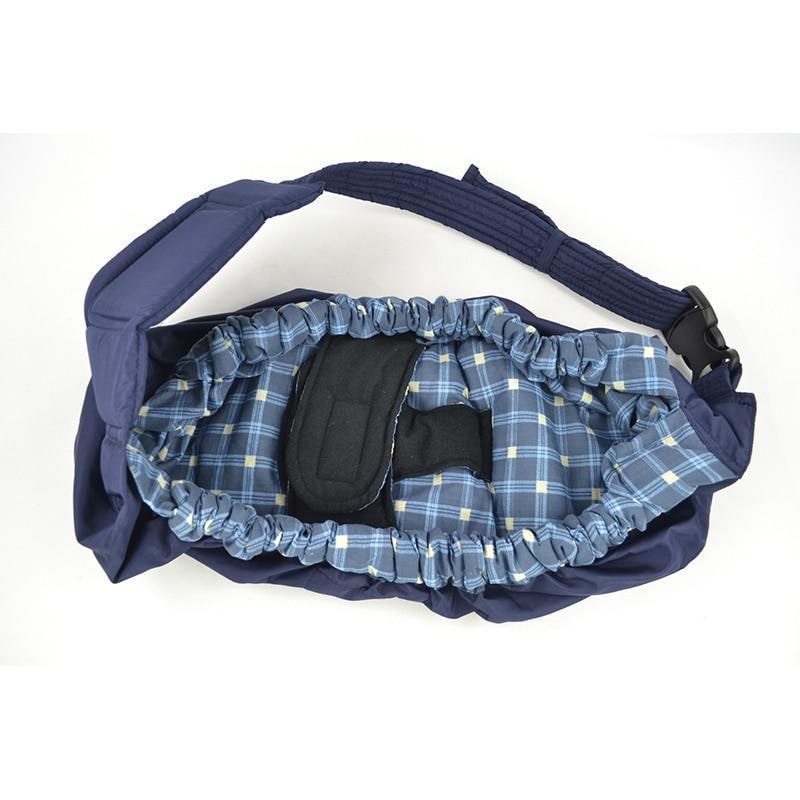 Baby Carrier Sling Wrap with Padded Shoulder Strap and Safety Harness - Image 5