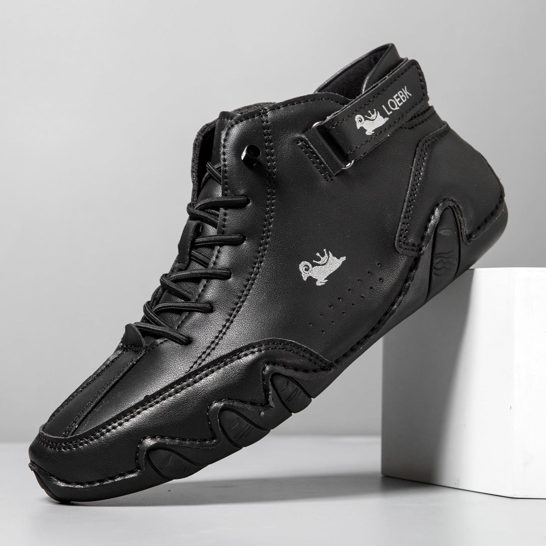 Men's and Women's Leather Barefoot Walking Shoes