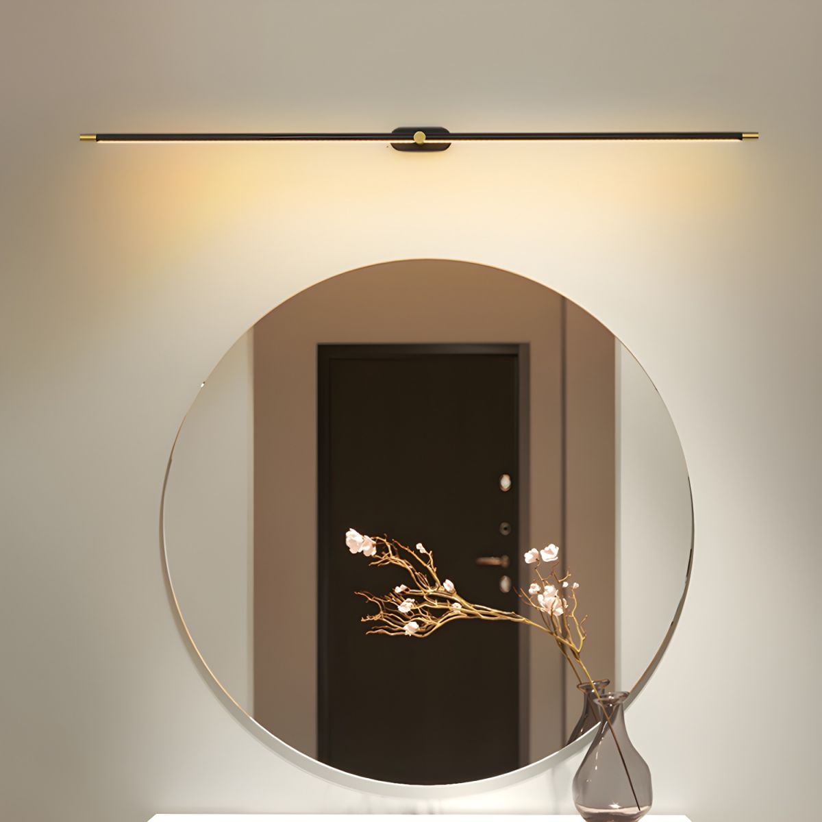 Bathroom Vanity Light Fixtures with Linear LED Mirror Lighting and Modern Slim Design - Image 14