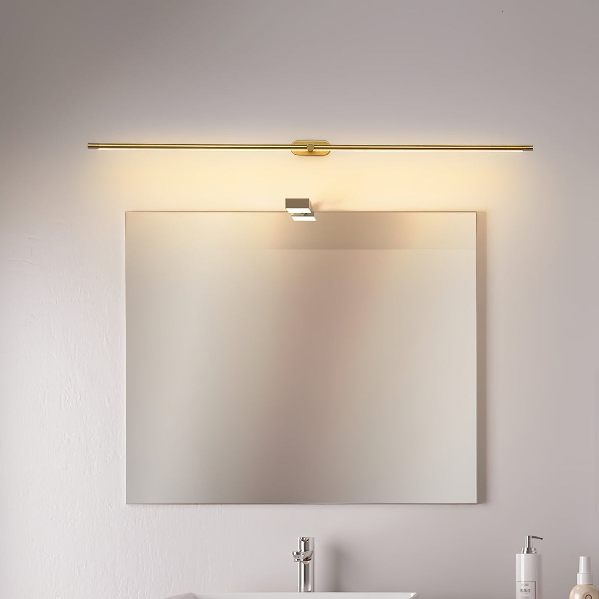 Bathroom Vanity Light Fixtures with Linear LED Mirror Lighting and Modern Slim Design - Image 32