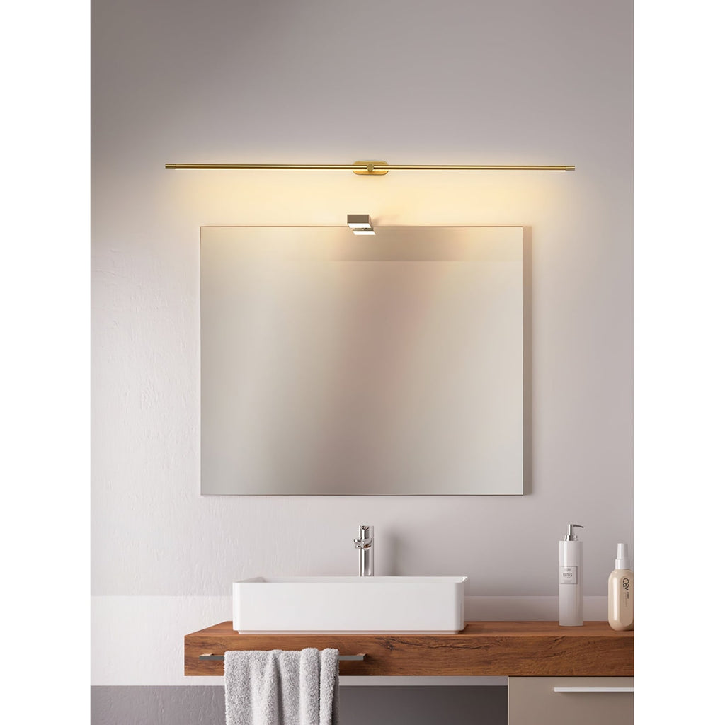 Bathroom Vanity Light Fixtures with Linear LED Mirror Lighting and Modern Slim Design - Image 34