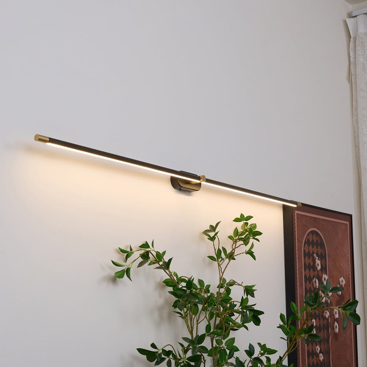Bathroom Vanity Light Fixtures with Linear LED Mirror Lighting and Modern Slim Design - Image 46