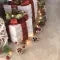 Battery Operated LED Christmas Garland Lights with Warm White String and Pine Cones - Image 10