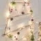 Battery Operated LED Christmas Garland Lights with Warm White String and Pine Cones - Image 9