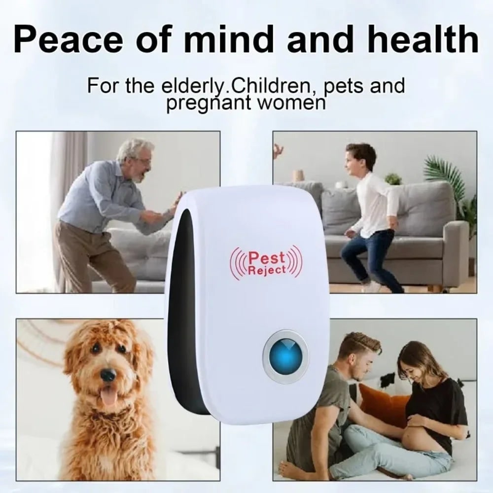 Bed Bug Pest Control Ultrasonic Repeller Plug-In Device for Indoor Use - Image 2