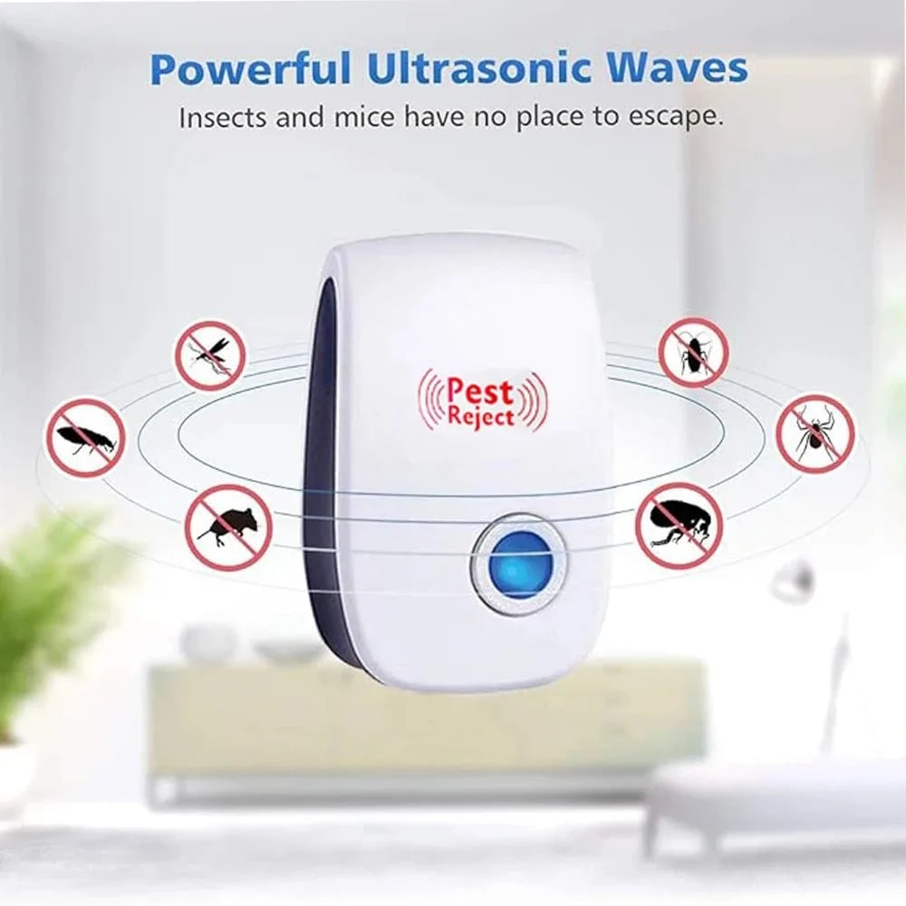 Bed Bug Pest Control Ultrasonic Repeller Plug-In Device for Indoor Use - Image 4