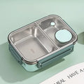 Bento Lunch Box with Stainless Steel Compartments and Leak-Proof Snap Latch Lid - Image 13
